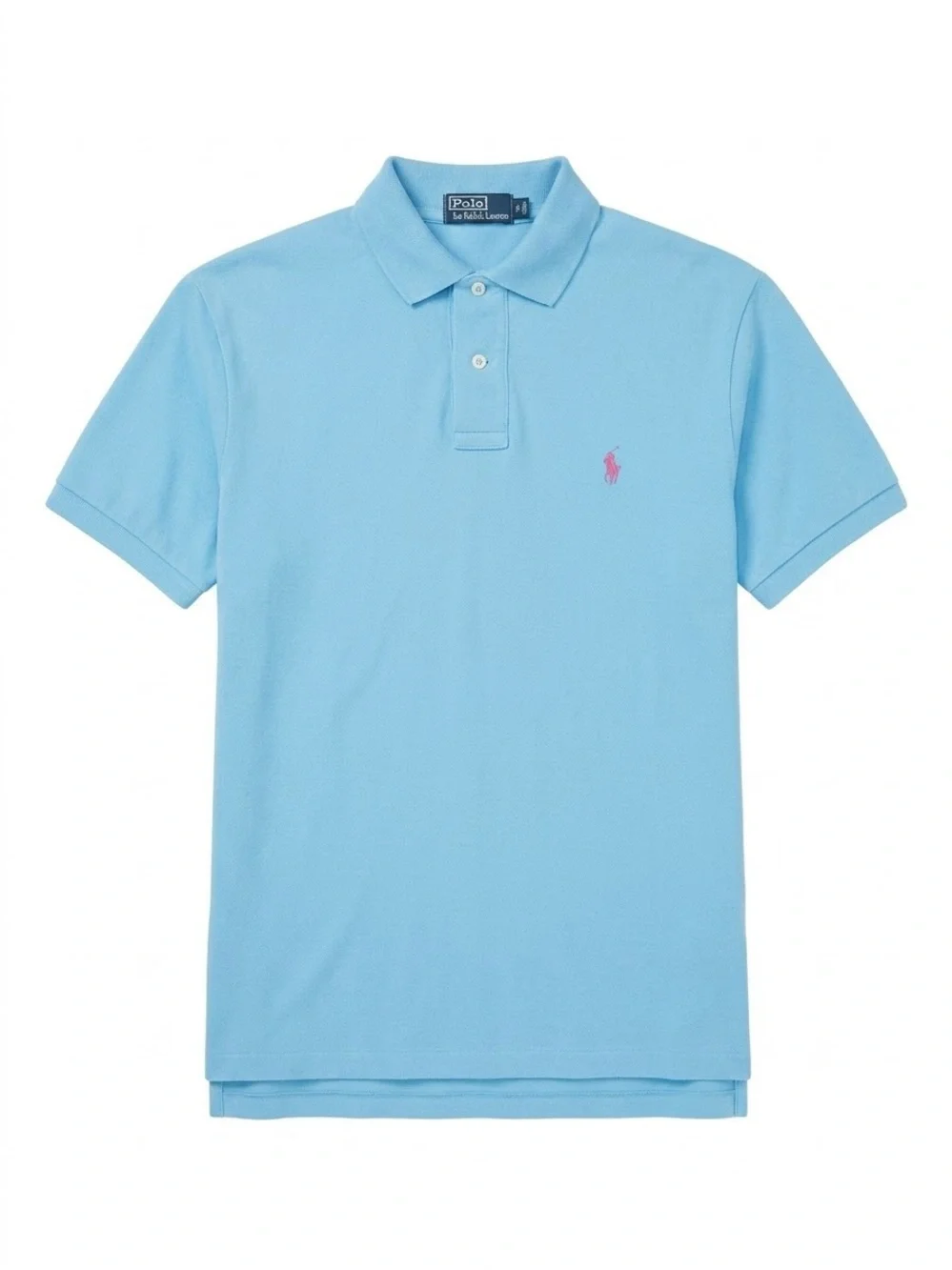 Ralph Lauren Sky Blue Polo with Pink Pony